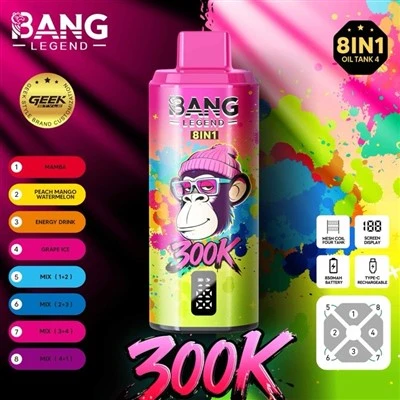 LEGEND 8IN1 300K Puff Grosir Vape Sekali Pakai