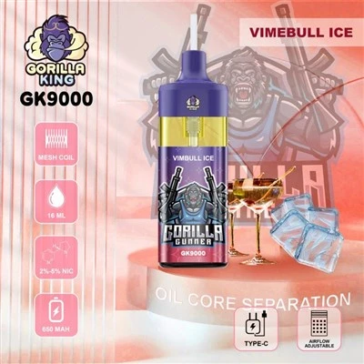 Reymont Gorilla King 9000 Puff Grosir Vape Sekali Pakai